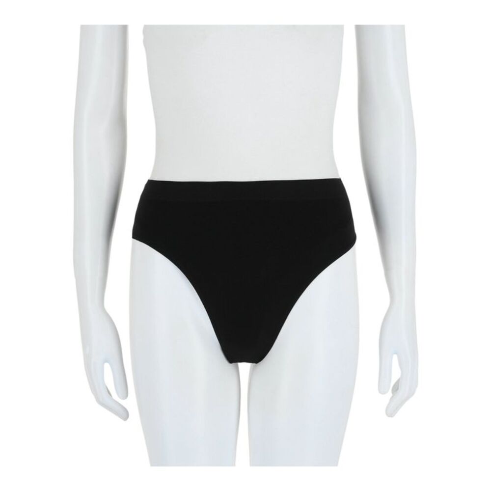 Balenciaga High-Rise Seamless Underwear Black Womens